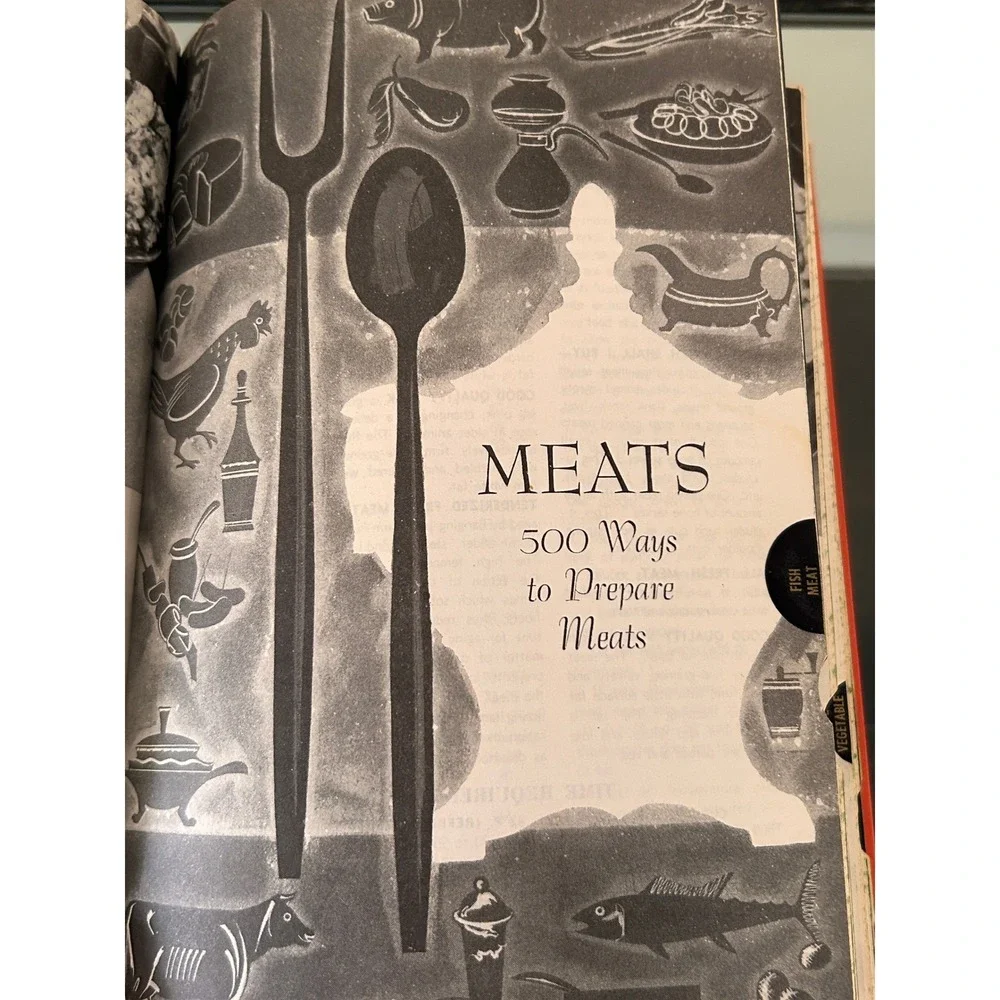 Culinary Arts Institute Encyclopedic Cookbook 1962 Ruth Berolzheimer Polka Dot